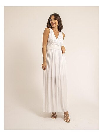 Robe longue en dentelle ipalene