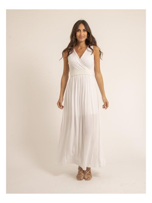 Robe longue en dentelle ipalene - Kiabi Robe longue en dentelle ipalene - Kiabi