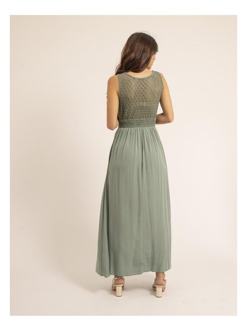 Robe longue en dentelle ipalene - Kiabi