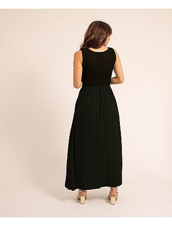 Robe longue en dentelle ipalene