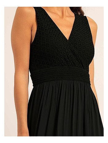 Robe longue en dentelle ipalene