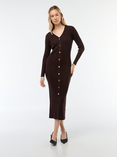 Robe longue esprit gilet - Kiabi