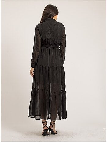 Robe longue fil lurex izida