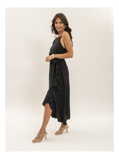 Robe longue fluide avec volants iniva - Kiabi Robe longue fluide avec volants iniva - Kiabi