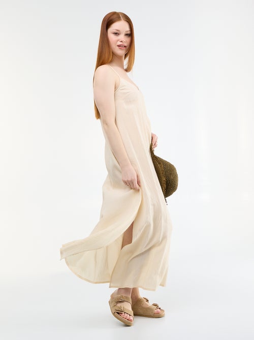 Robe longue fluide - Kiabi