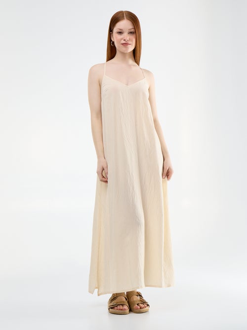 Robe longue fluide - Kiabi