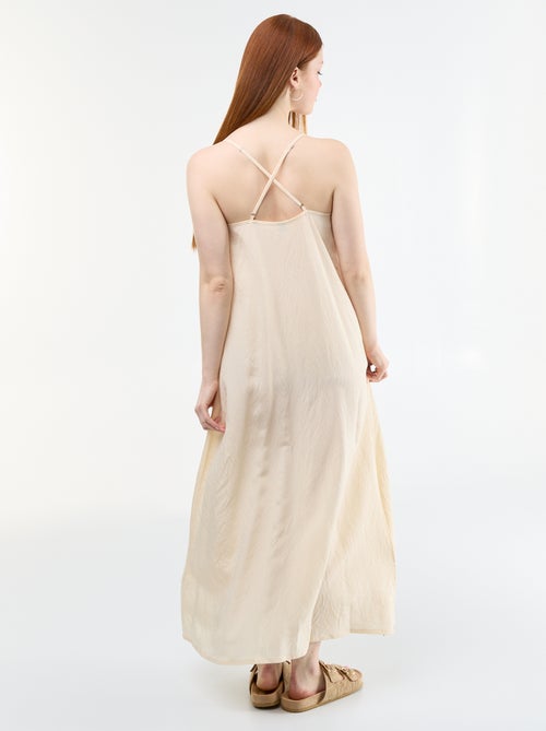 Robe longue fluide - Kiabi