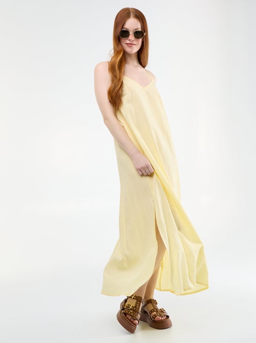 Robe longue fluide - Kiabi