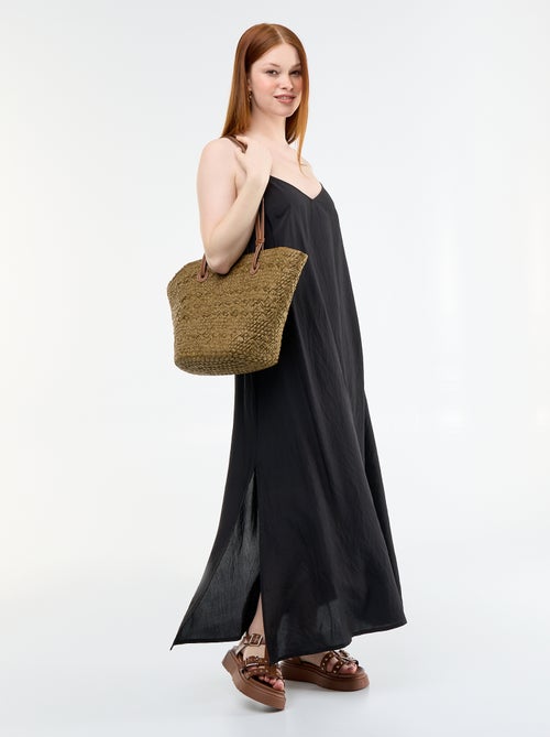 Robe longue fluide - Kiabi