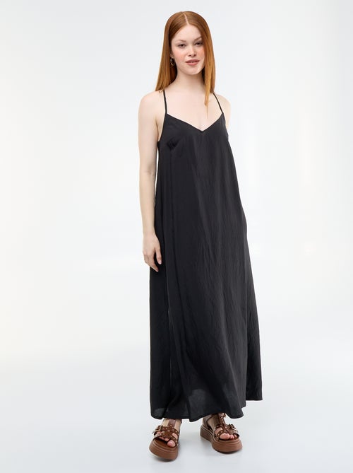 Robe longue fluide - Kiabi