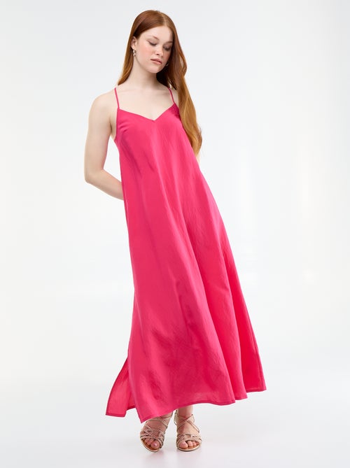 Robe longue fluide - Kiabi