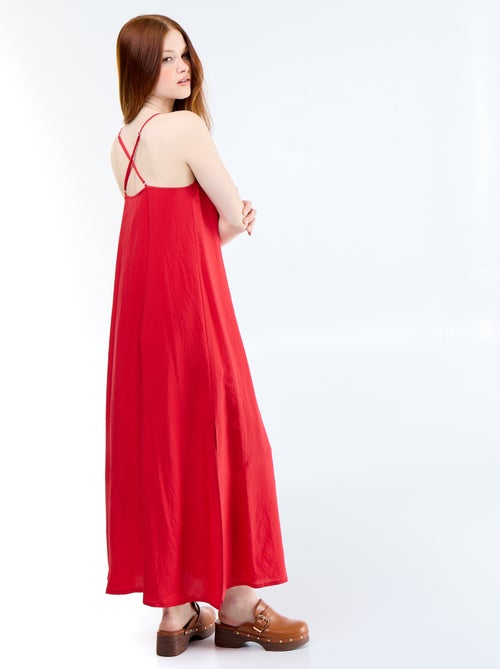 Robe longue fluide - Kiabi