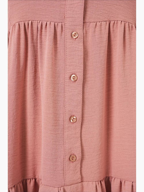 Robe longue imprimée à col en v bdart - Kiabi Robe longue imprimée à col en v bdart - Kiabi
