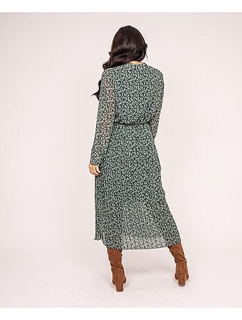 Robe longue imprimee IFLOR