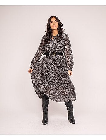 Robe longue imprimee IFLOR