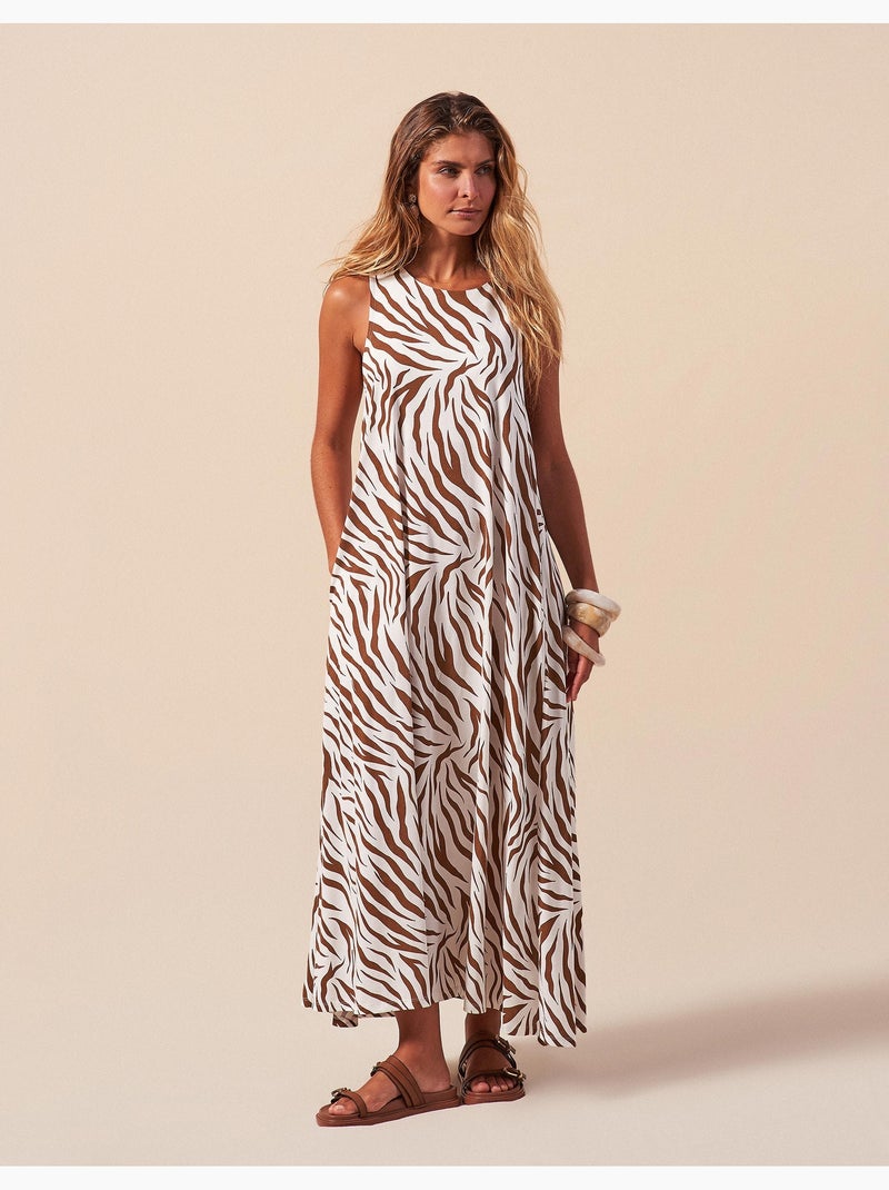 Robe longue, MO Fashion Beige - Kiabi