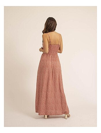 Robe longue motifs ibalmie