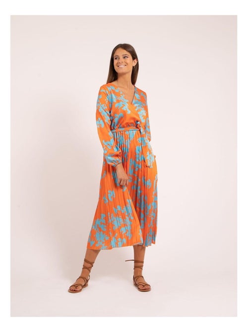 Robe longue motifs ichelle - Kiabi
