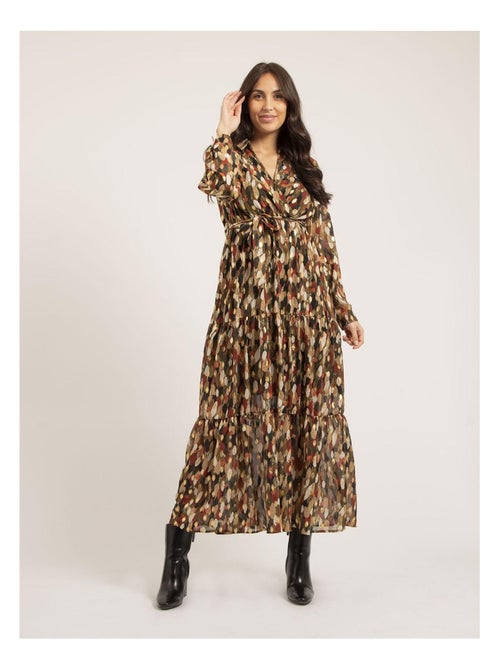 Robe longue motifs idetta - Kiabi