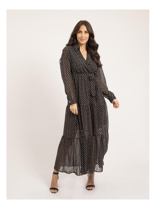Robe longue motifs idyana - Kiabi