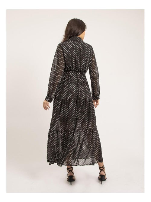 Robe longue motifs idyana - Kiabi