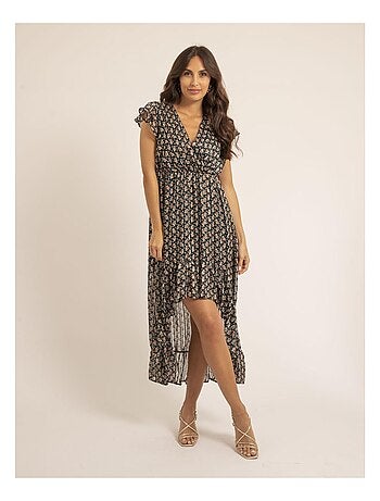 Robe longue motifs igalie