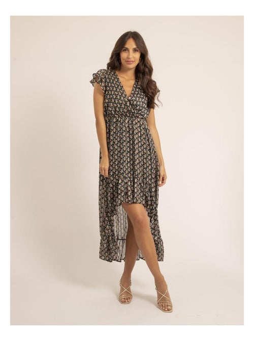 Robe longue motifs igalie - Kiabi