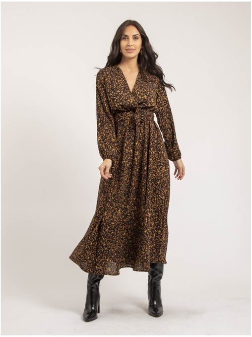 Robe longue motifs island - Kiabi
