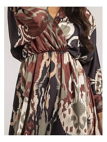 Robe longue motifs iveca
