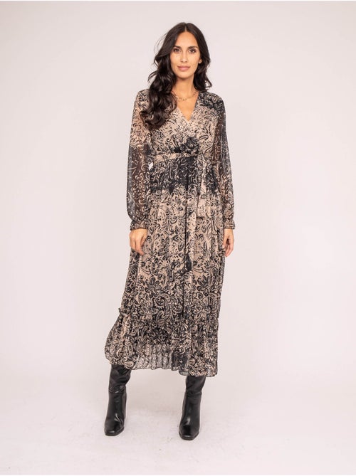 Robe longue motifs ivik - Kiabi