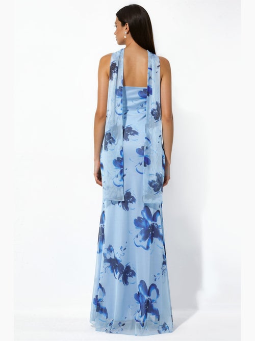 Robe longue moulante fleurie sans bretelles hiccup - Kiabi Robe longue moulante fleurie sans bretelles hiccup - Kiabi