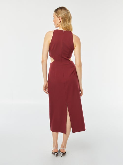 Robe longue moulante sans manches - Kiabi