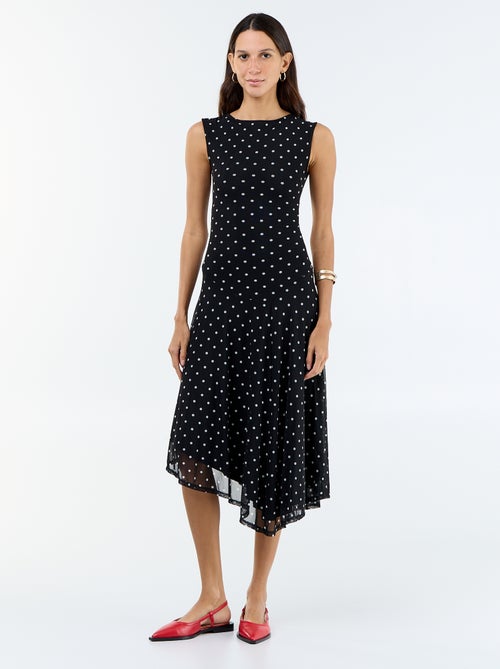 Robe longue sans manches bas asymétrique - Kiabi