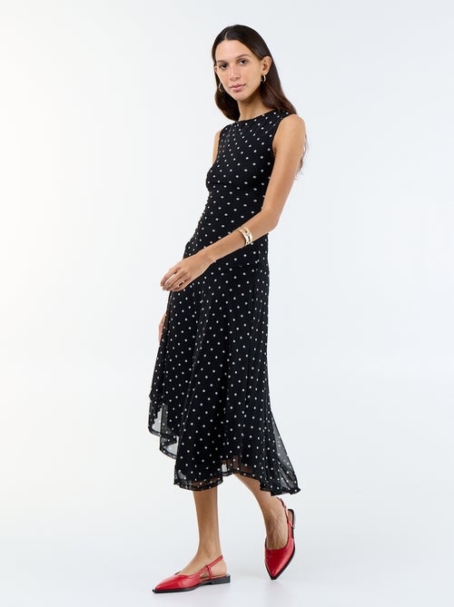 Robe longue sans manches bas asymétrique - Kiabi