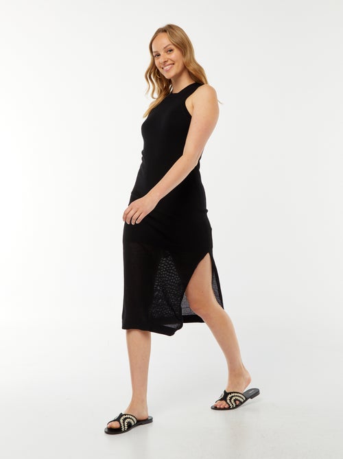 Robe longue sans manches - Kiabi