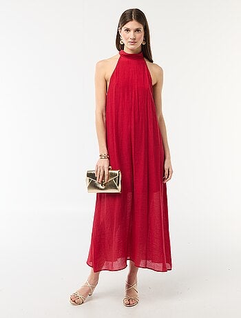 Robe longue sans manches