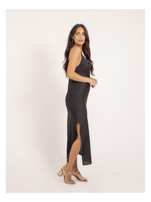 Robe longue satin isaurie - Kiabi Robe longue satin isaurie - Kiabi