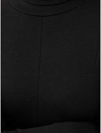 Robe longue texturée à demi-col roulé hiccup