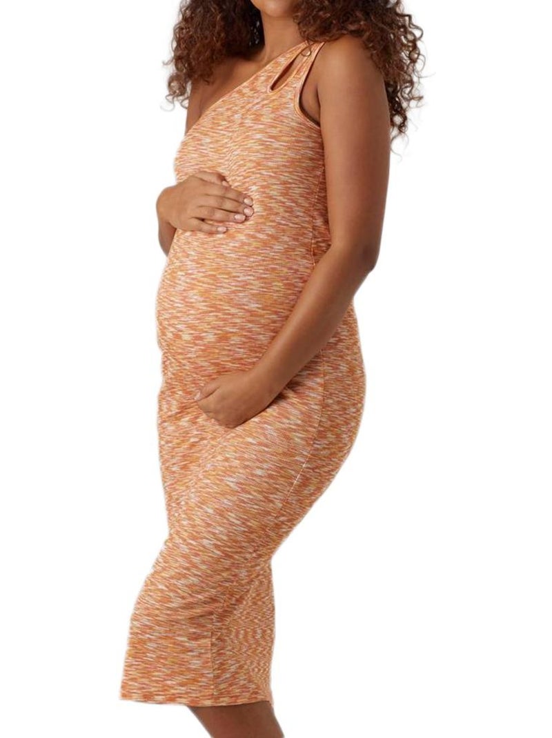 Robe Longues Femme Vero Moda Maternity Orange - Kiabi