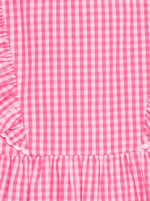 Robe manche courtes à volants - Kiabi