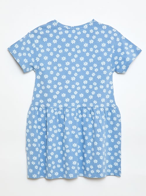 Robe manches courtes à motif - Kiabi