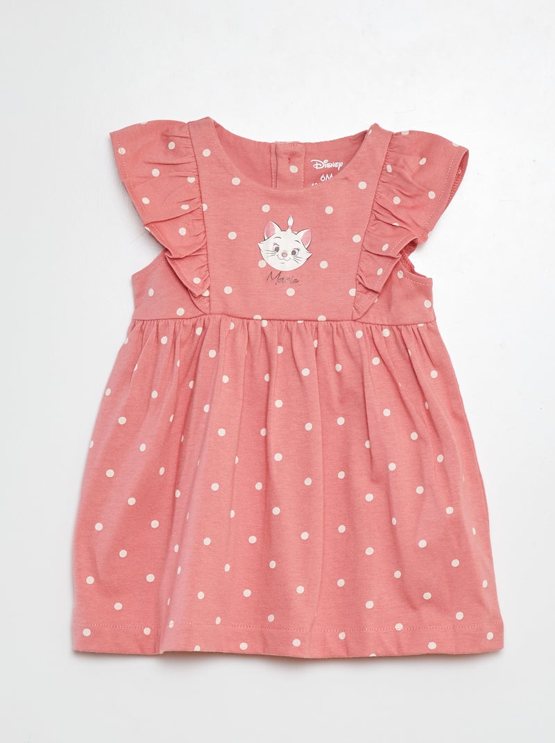 Robe 'Marie' 'Disney' sans manches avec volants ROSE - Kiabi