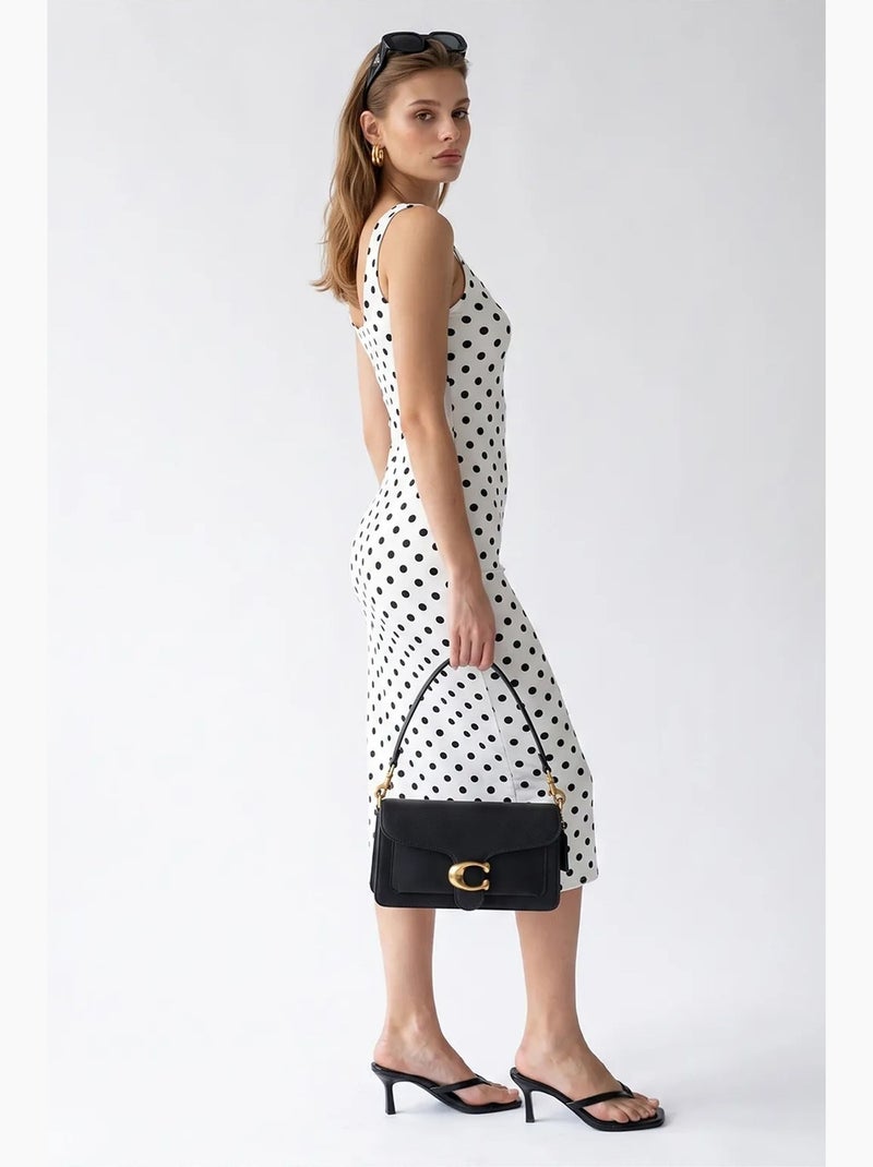 Robe maxi mixray Blanc Noir - Kiabi