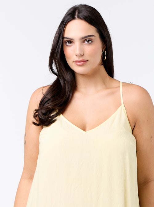 Robe midi à bretelles réglables - Kiabi Robe midi à bretelles réglables - Kiabi