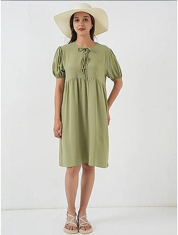 Robe midi avec fermeture à nœud papillon bdart
