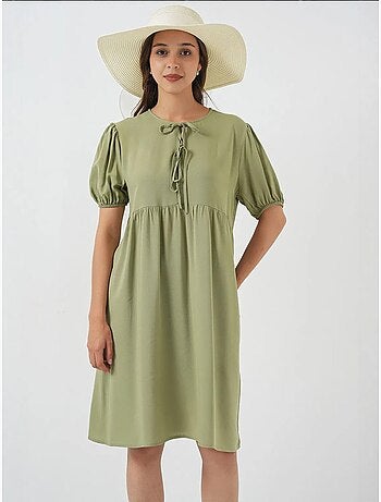 Robe midi avec fermeture à nœud papillon bdart