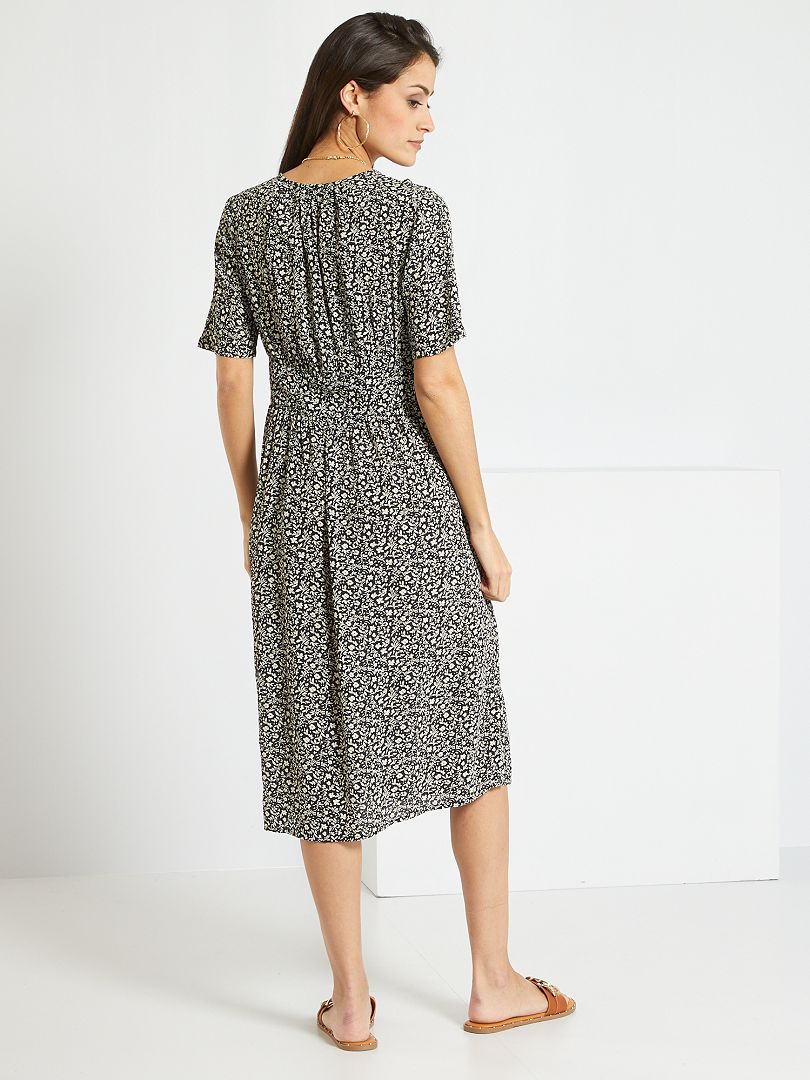 Robe Noire Mini Marque 123 Taille 44 – Occasion Très Bon État – Style Élégant Genou