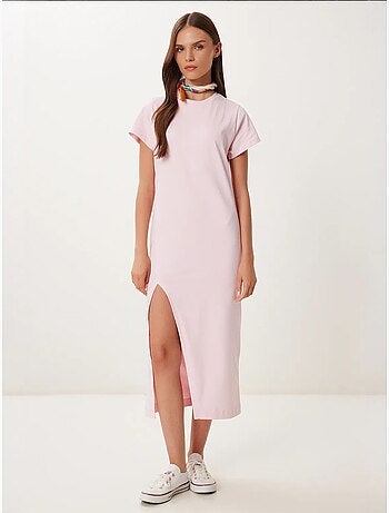 Robe midi cintrée à fente latérale istanbul