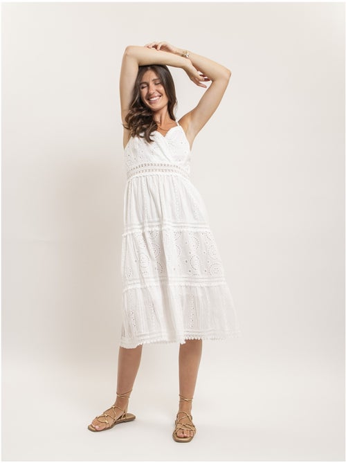 Robe midi dentelle iloe - Kiabi Robe midi dentelle iloe - Kiabi