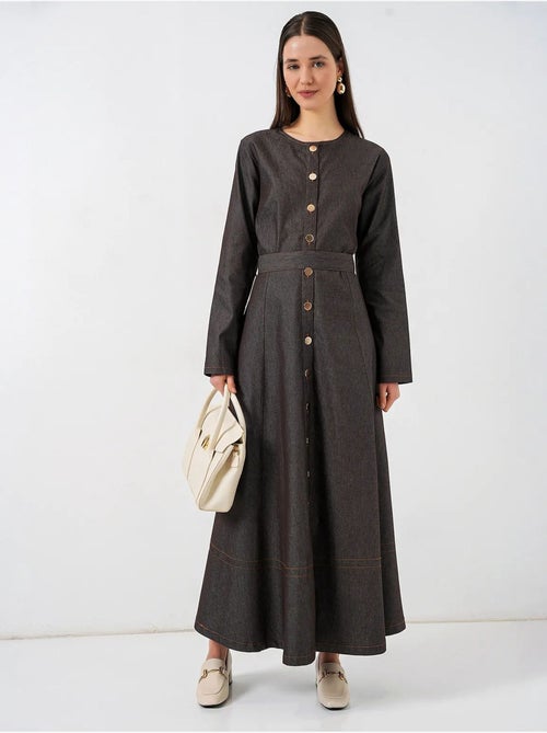 Robe midi en jean ceinturée bdart - Kiabi Robe midi en jean ceinturée bdart - Kiabi
